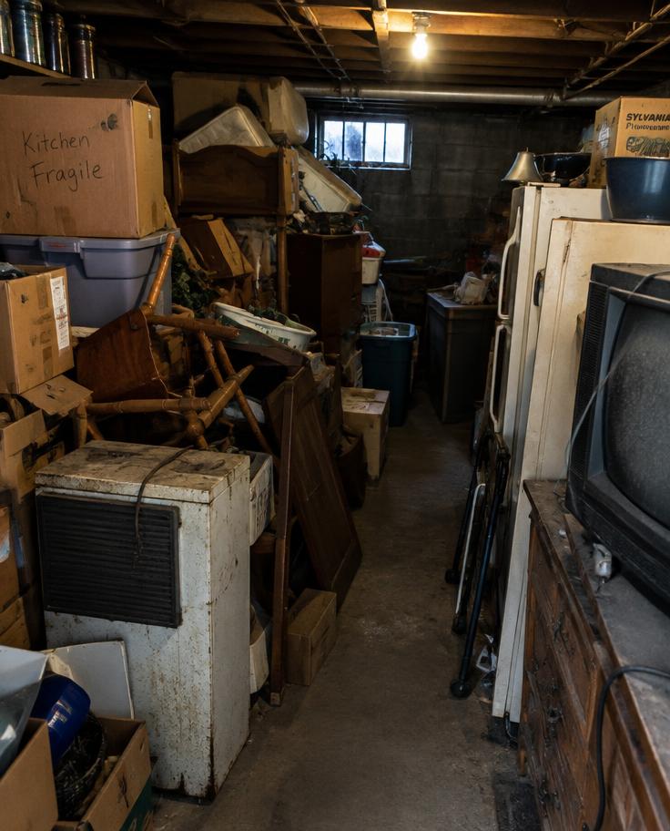 Before: Estate basement, Brookside
